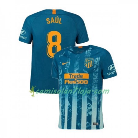 Camisola Atlético Madrid Saul 8 3º Equipamento 2018/19 Manga Curta
